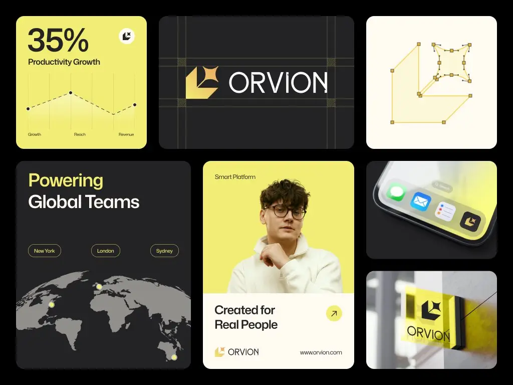 Orvion · SaaS branding