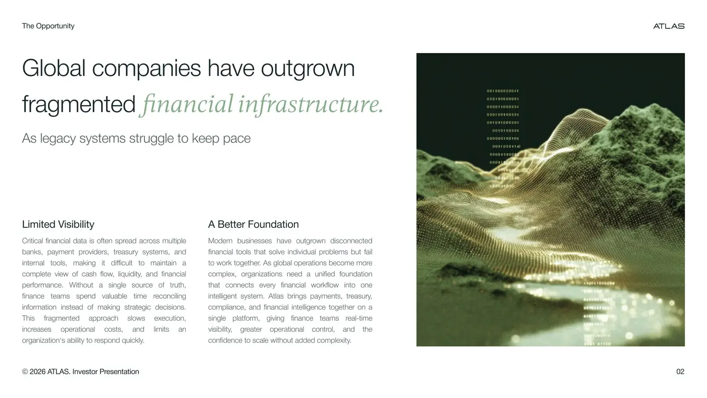 Atlas deck, the opportunity slide