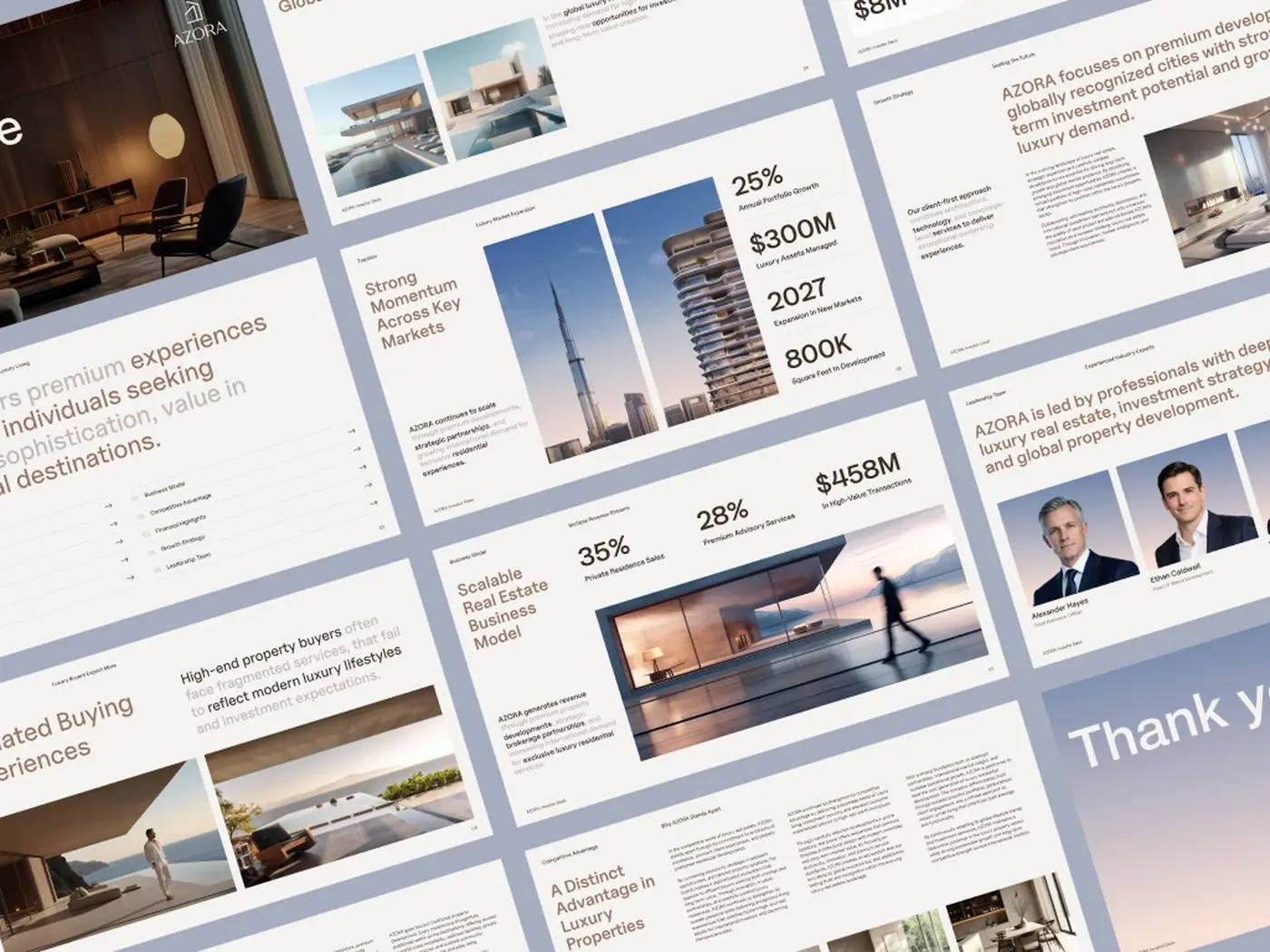 Azora investor deck cover