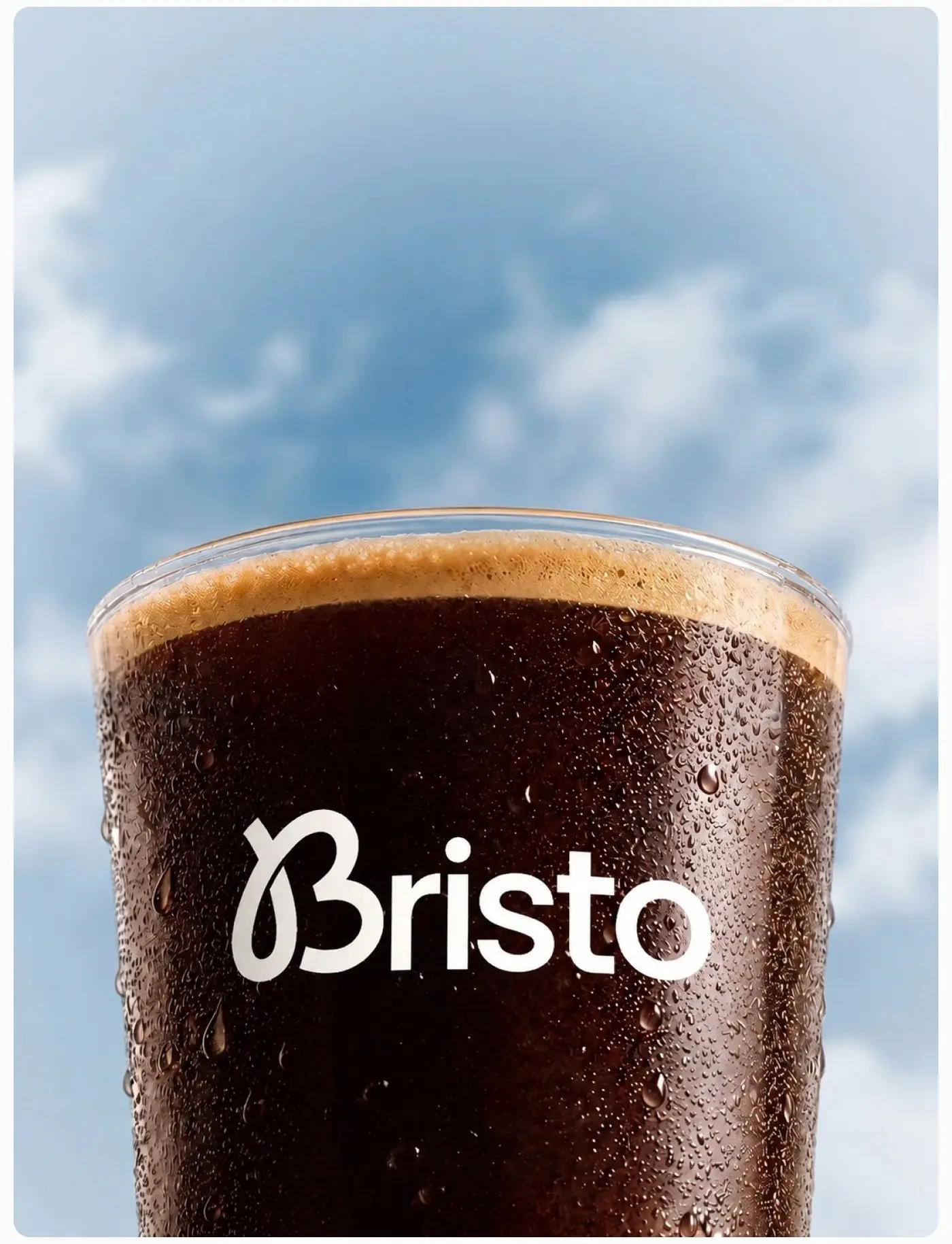 Bristo iced coffee cup