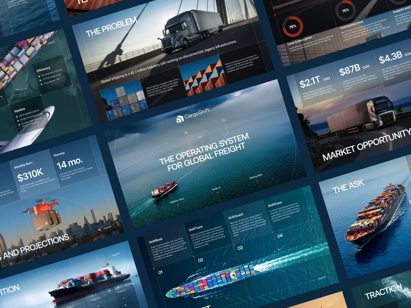 CargoShift investor deck cover