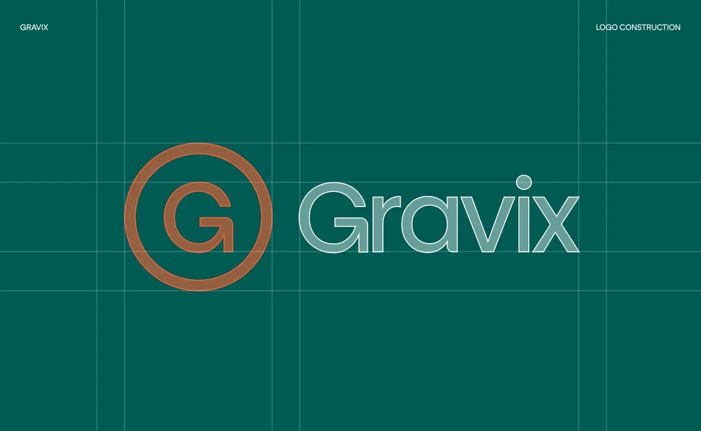 Gravix logo construction