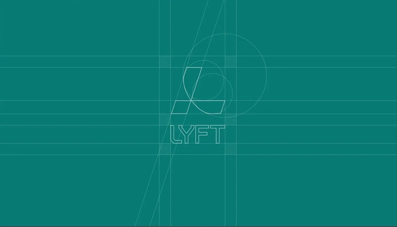 LYFT logo construction