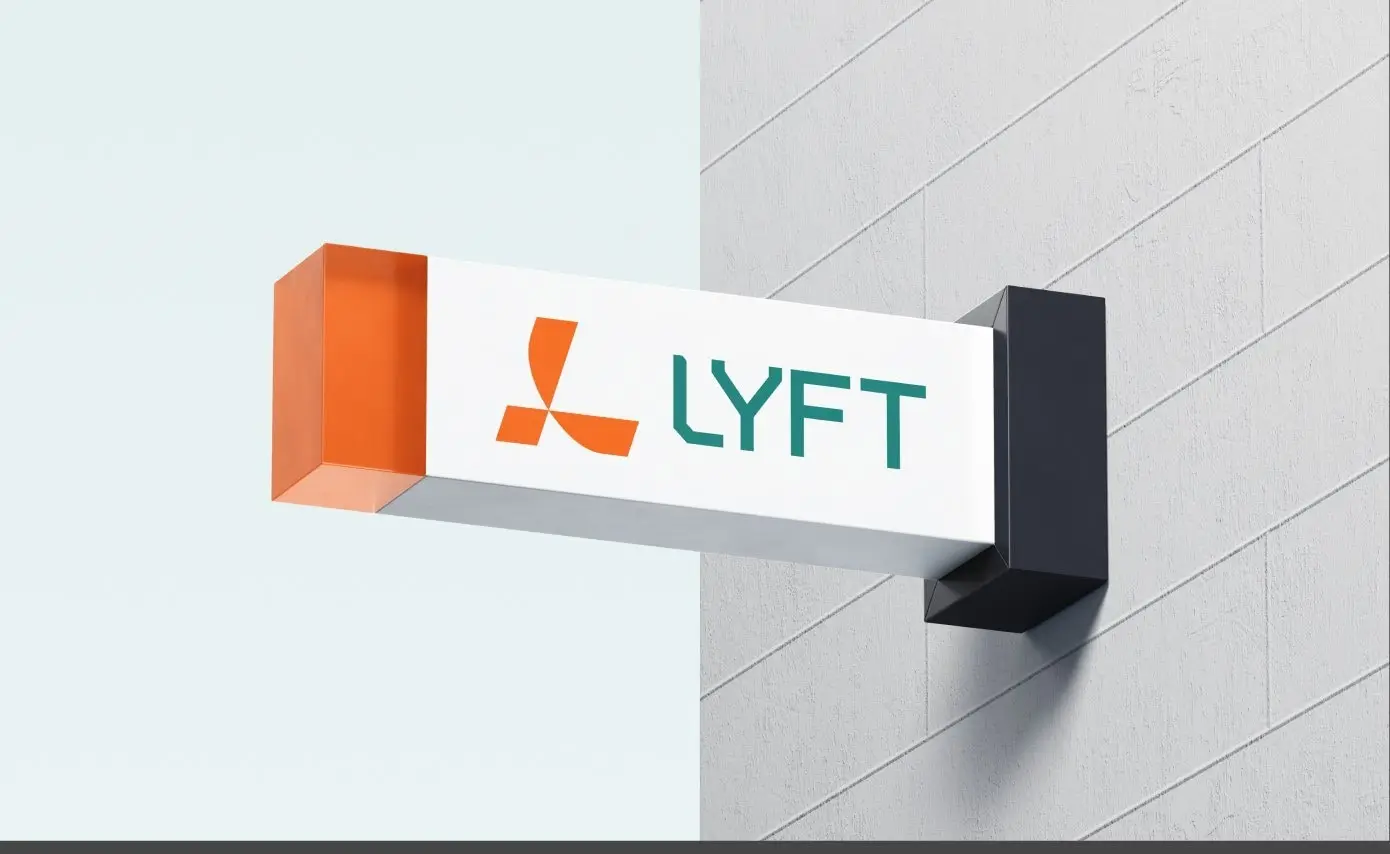 LYFT sign on a wall