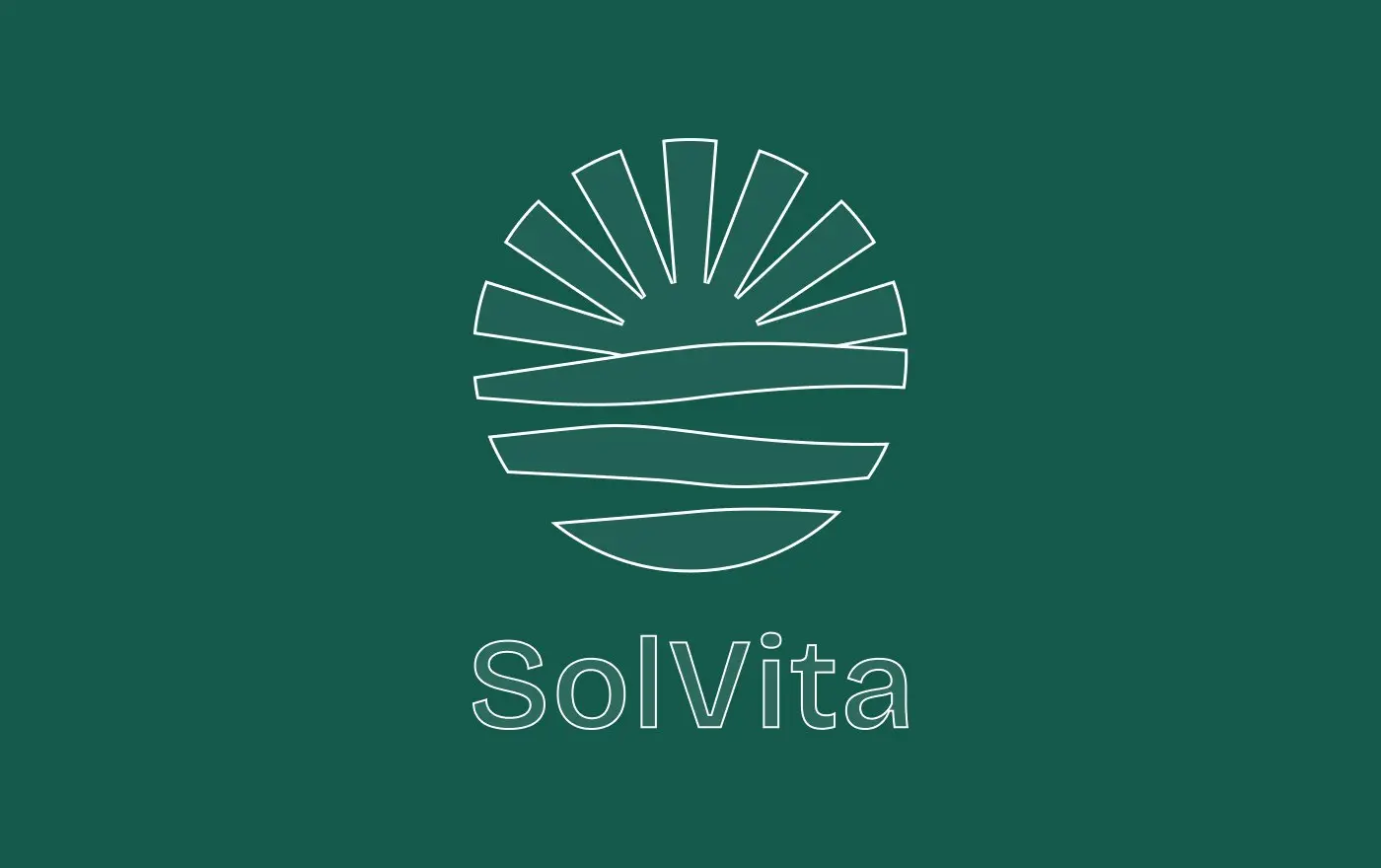 SolVita brand typography