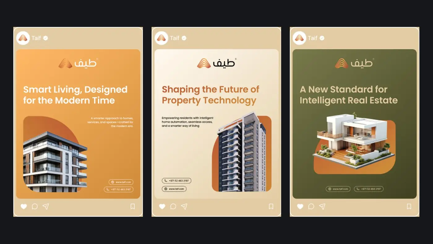 Taif social posts, real estate
